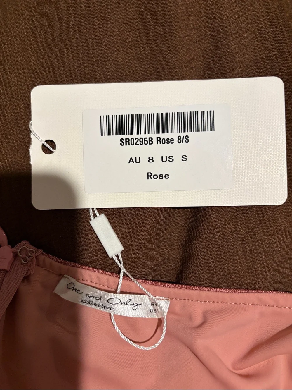Rust Halter Midi Dress